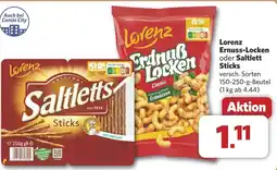 Combi Lorenz Ernuss-Locken oder Saltlett Sticks aanbieding