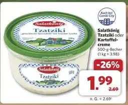 Combi Salatkönig Tzatziki oder Kartoffel- creme aanbieding