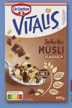 Combi Dr. Oetker Vitalis Müsli aanbieding
