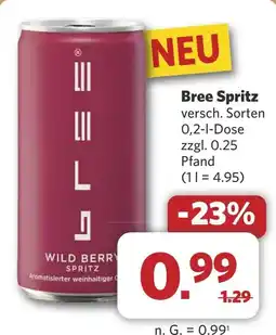Combi Bree Spritz aanbieding