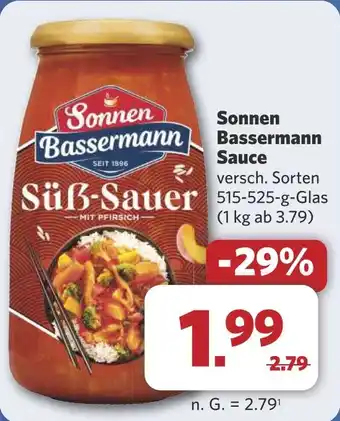 Combi Sonnen Bassermann Sauce aanbieding