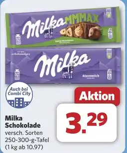 Combi Milka Schokolade aanbieding