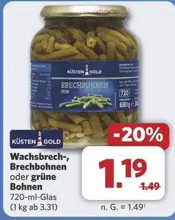 Combi Wachsbrech-, Brechbohnen oder grüne Bohnen aanbieding