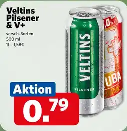 Combi Veltins Pilsener & V+ aanbieding