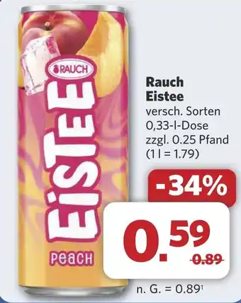 Combi Rauch Eistee aanbieding