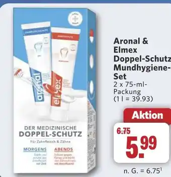 Combi Aronal & Elmex Doppel-Schutz Mundhygiene- Set aanbieding