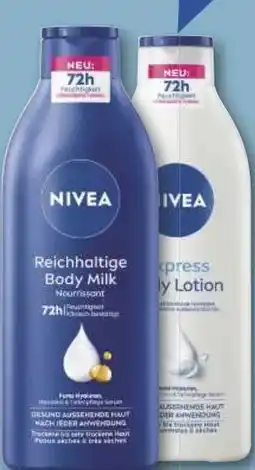Combi Nivea Body Milk oder Body Lotion aanbieding