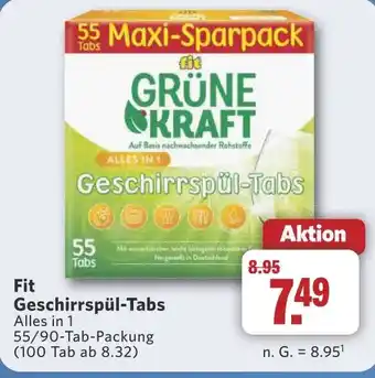 Combi Fit Geschirrspül-Tabs aanbieding
