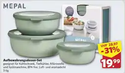 Combi Aufbewahrungsdosen-Set aanbieding
