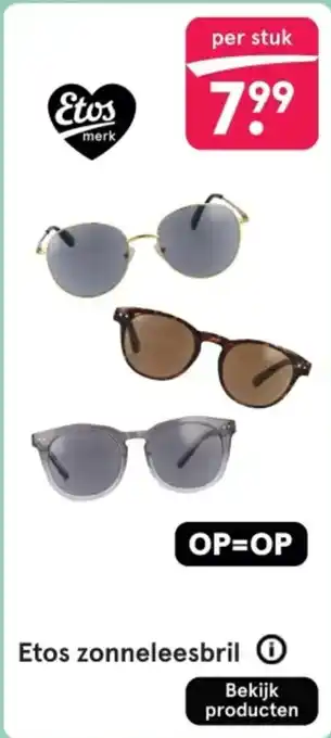 Etos Etos zonneleesbril aanbieding