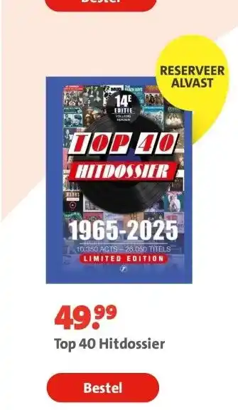 Bruna Top 40 Hitdossier aanbieding