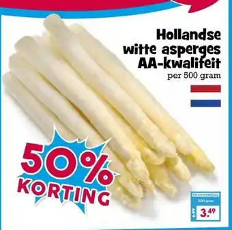Boon`s Markt Hollandse witte asperges AA-kwaliteit aanbieding