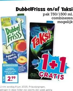 Boon`s Markt DubbelFrisss en/of Taksi aanbieding