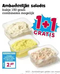 Boon`s Markt Ambachtelijke salades aanbieding