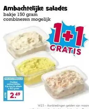 Boon`s Markt Ambachtelijke salades aanbieding