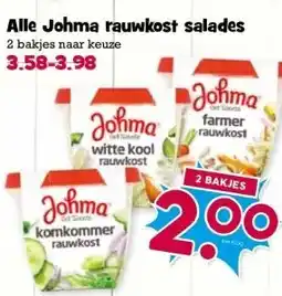 Boon`s Markt Alle Johma rauwkost salades aanbieding