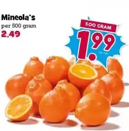Boon`s Markt Mineola's per 500 gram aanbieding