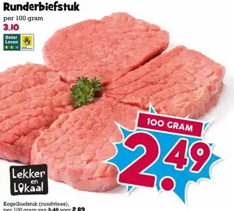 Boon`s Markt Runderbiefstuk aanbieding