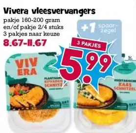 Boon`s Markt Vivera vleesvervangers aanbieding