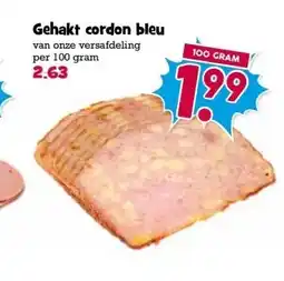 Boon`s Markt Gehakt cordon bleu aanbieding