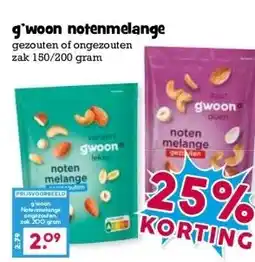 Boon`s Markt g'woon notenmelange aanbieding