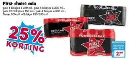 Boon`s Markt First choice cola aanbieding