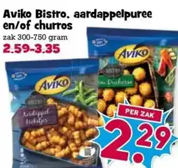 Boon`s Markt Aviko Bistro, aardappelpuree en/of churros aanbieding
