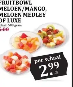 Boon`s Markt FRUITBOWL MELOEN/MANGO, MELOEN MEDLEY OF LUXE aanbieding