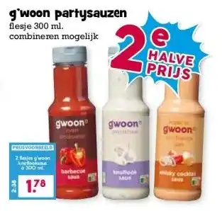 Boon`s Markt g'woon partysauzen aanbieding