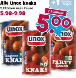 Boon`s Markt Alle Unox knaks 2 blikken naar keuze aanbieding