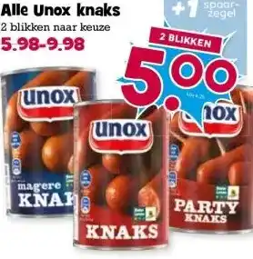 Boon`s Markt Alle Unox knaks 2 blikken naar keuze aanbieding