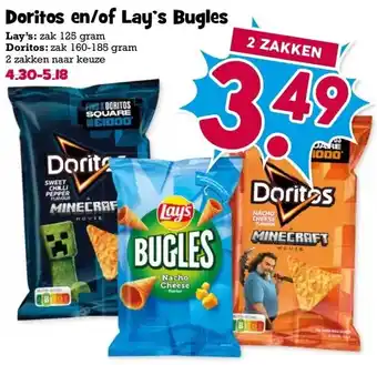 Boon`s Markt Doritos en/of Lay's Bugles aanbieding