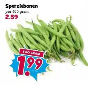 Boon`s Markt Sperziebonen aanbieding