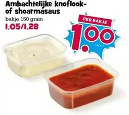 Boon`s Markt Ambachtelijke knoflook- of shoarmasaus aanbieding