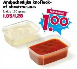 Boon`s Markt Ambachtelijke knoflook- of shoarmasaus aanbieding