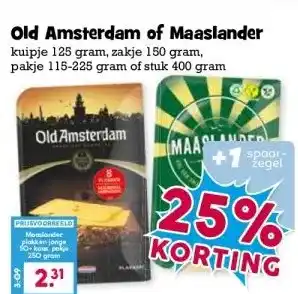 Boon`s Markt Old Amsterdam of Maaslander aanbieding
