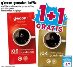 Boon`s Markt g'woon gemalen koffie aanbieding