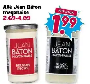 Boon`s Markt Alle Jean Bâton mayonaise aanbieding