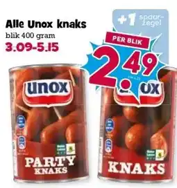 Boon`s Markt Alle Unox knaks aanbieding