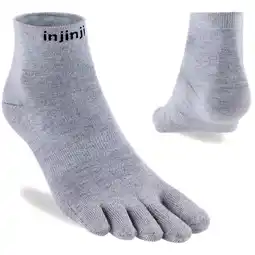 ANWB Injinji Liner Mini-Crew Coolmax sokken Lichtgrijs aanbieding