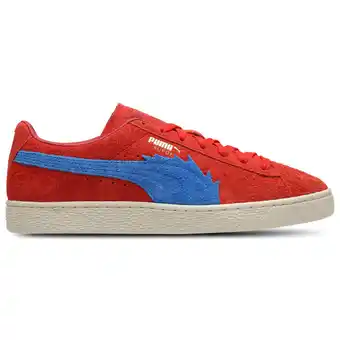 Foot Locker Puma Suede Heren Schoenen - Rood - Maat: 40.5 - Suède - Foot Locker aanbieding
