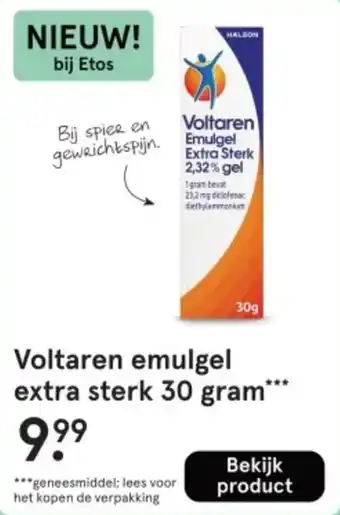 Etos Voltaren emulgel extra sterk aanbieding