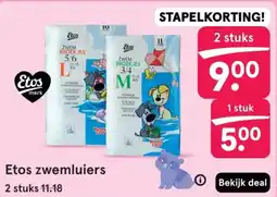 Etos Etos zwemluiers aanbieding