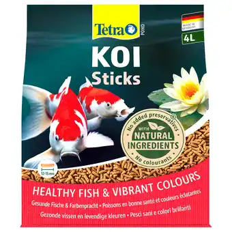 Zooplus TetraPond Koivoer Sticks - Dubbelpak: 2 x 4 l aanbieding