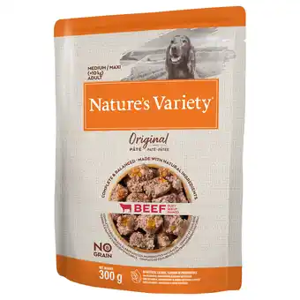 Zooplus Nature's Variety Original Paté No Grain Medium/Maxi Adult Hondenvoer - Rund 16 x 300 g aanbieding