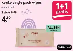 Etos Kenko single pack wipes aanbieding