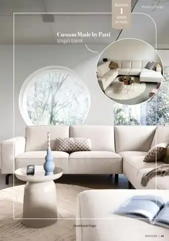 IN.HOUSE Hoekbank Virgio aanbieding