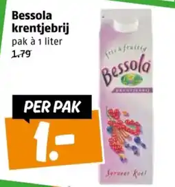Poiesz Bessola krentjebrij aanbieding