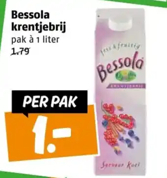 Poiesz Bessola krentjebrij aanbieding