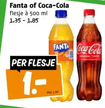 Poiesz Fanta of Coca-Cola aanbieding